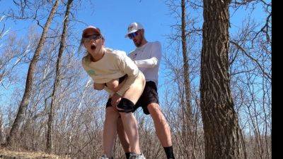 Blonde MILF Mya Lane Gets Rough Outdoor Fuck in Nature - Almost Caught! - xxxfiles.com - Usa