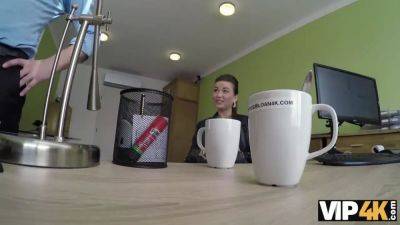 Vip4k. slutty fraces wants to taste the boner of her loan boss - sexu.com - Czech Republic