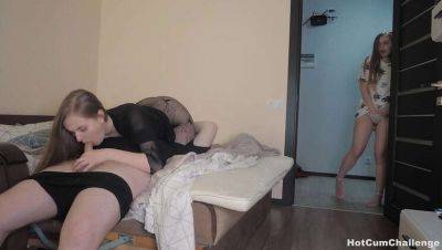 Taboo Step Family Fuck! Blonde Teen Cums Watching Stepdad Bang Stepmom - veryfreeporn.com