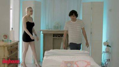 Dog mansion - teenager stud gives blonde cougar a voluptuous massage that turns into a steamy pound session - sexu.com