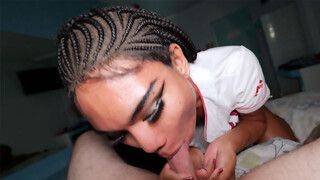 Asian ladyboy sucked cock and fucked guy - ah-me.com