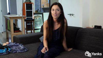 Cameron Canela - Cameron Canela's Fast Cum Solo with Big Natural Tits & Dildo - veryfreeporn.com