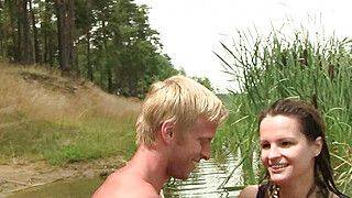 Rita gets fucked on the Lakeside - ah-me.com