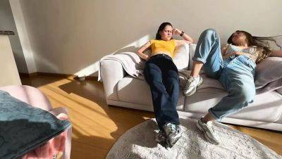 Hot Latina Lesbians Wrestle with Smelly Feet - Foot Fetish Catfight - veryfreeporn.com - Colombia