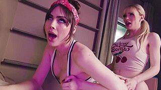 Khloe Kapri - Shemales friend waiting in a sex swing - ah-me.com