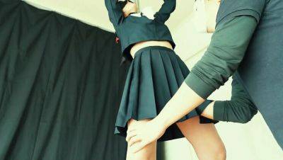 Tied Up - Desperate Wet Pussy Fingered in Schoolgirl Bondage - Ushirosugatanomiki - porntry.com