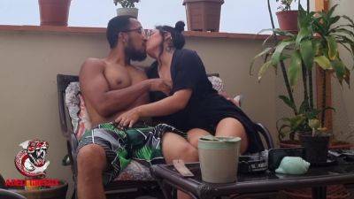 Fill Adeli Greedys Pussy With Cum On Her Grandmas Terrace Creampie Deepthroat - hclips.com