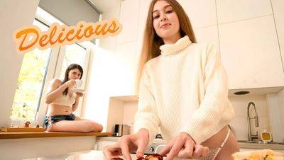 Hot Lesbian Teens Anna Boleyn & Bonnie Woods Scissoring & Pussy Licking - Shaved vs Bush Debate - xxxfiles.com