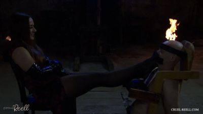 German Femdom Foot Worship - Nylon Slave Training & Breath Control in HD - xxxfiles.com - Germany