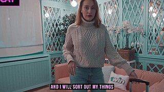 Step mom can't lie alone on vacation and comes to Step son's shared bed for hard sex - ah-me.com