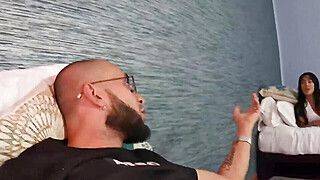 Several content creators shared an apartment and I had to share a room with the beautiful LatinBeaut - ah-me.com