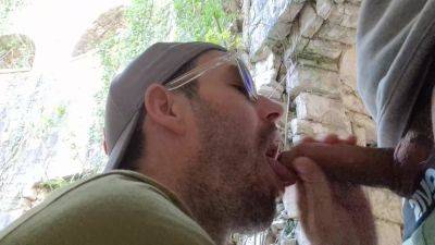 Gay Deepthroat - Gay Cumshot - A French Tourist Gets Sucked Off By A Croatian In A Ruined Fort - hclips.com - France - Croatia