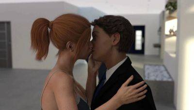 Stepbrother's Wife Jennifer Kisses John in Front of Alan - Full HD 3D Sex Scene - xxxfiles.com - Usa