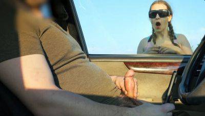 Stranger MILF with Big Natural Tits Catches Me Jerking Off in Car & Sucks My Dick in Public Park - Cum in Mouth Blowjob! - xxxfiles.com