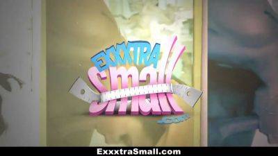 Exxxtrasmall - Tiny Teen tart (Kristen Scott) takes huge shaft - sexu.com