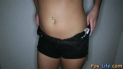 Young bum cummed in pov - sexu.com