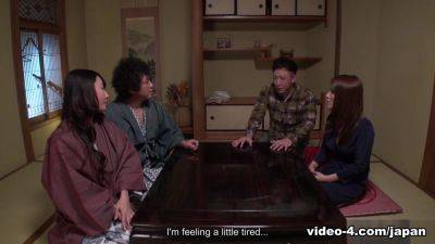 Haruka Aizawa And Yume Mizuki Swap Husbands At The Hot Springs Resort - JapanHDV - hotmovs.com - Japan