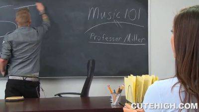 Rilynn Rae plays the flute - sexu.com