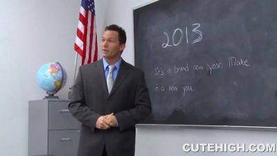 Cameron Dee screwed for grades - sexu.com