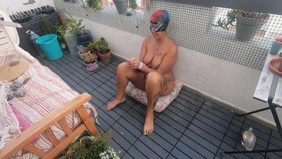 Blindfolded Wife Sucks Cock On The Balcony - hclips.com