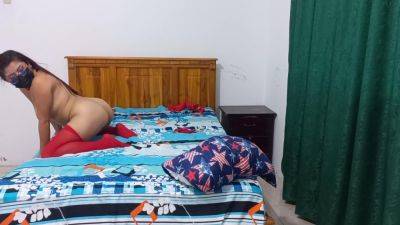 My Stepmothers Sexy Lingerie!! She Got Sexy And Prowled The Bed While Showing Her Ass - desi-porntube.com - India