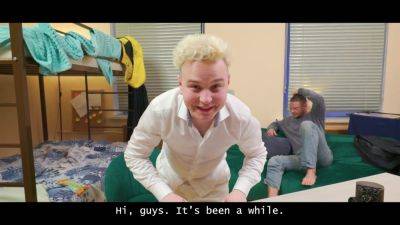 VIP4K. MILF teacher plays a game with 2 students - hotmovs.com - Russia