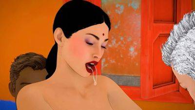 Hot Indian Bhabhi Gangbang - Milkman & Landlord Fuck Desi Aunty Hard - xxxfiles.com - India