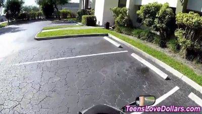 Teen gets point of view sperm facial cumshot - sexu.com