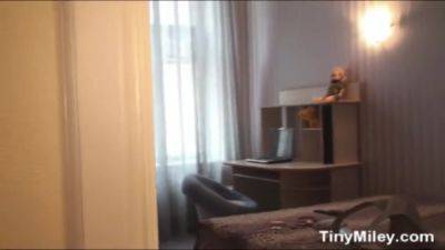 Tiny Miley with natural tits Shower Orgasm - hotmovs.com