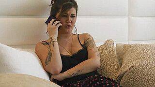 Jayden Marcos - Big tits shemale anal rides with a boner - ah-me.com