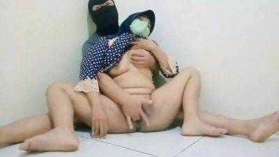 Happy Ending - Hot Indonesian Maid Fucks Hard Until Cumshot on Stomach - Homemade Hijab Sex - xxxfiles.com - Indonesia