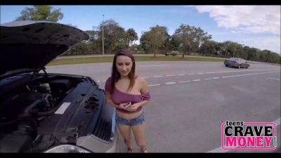 Nailed this Tiny Teen that was broken down - sexu.com