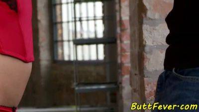 Euro teen analed in 3some - sexu.com