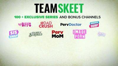 Poker night turns taboo - daughter-in-law joins in on a hot gang bang with step-father and his friends - sexu.com