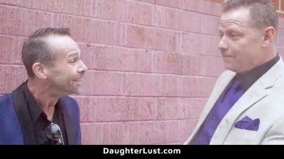 Pervy step-fathers nail each other's young - - sexu.com