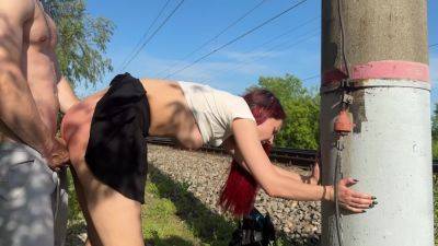 Submissive Wife Gets Spanked And Fisted At Public Subway Station With Verified Amateurs - hclips.com