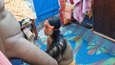 Horny Stepmom And Stepson Fucking In Night And Sucking Cock - desi-porntube.com - India