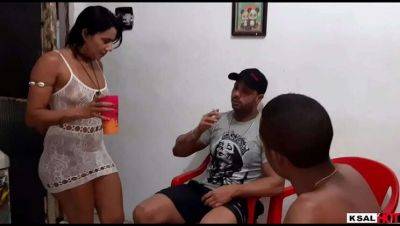 Danny gets dominated by huge black cock after wild orgy - Brazilian MILF loves interracial fuck - veryfreeporn.com - Brazil