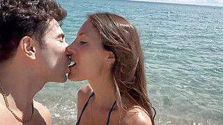 Travel VLOG in Italy: Sneaky Beach BJ and Sex in the Car - ah-me.com - Italy