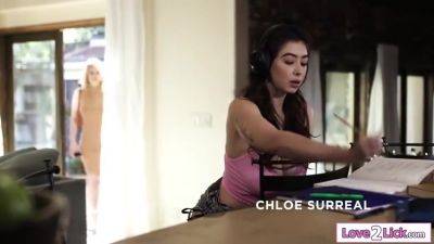 Stepmom Touches Her Stepdaughter Big Ass With Big T, Rachael Cavalli And Chloe Surreal - hotmovs.com