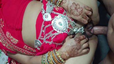 Young Bhabhi Married Virgin Pussy Nude Sex With Stepbrother-in-law - desi-porntube.com - India