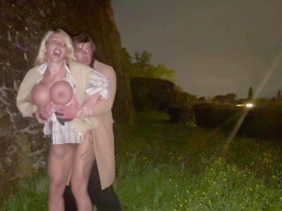 Verified Amateurs In Fucking A Blonde Milf With Amazing Boobs Outdoor - hclips.com