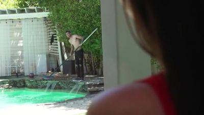 Melissa Stratton - Busty brunette babe Melissa Stratton needs the big black cock that her husband can't provide - hotmovs.com - Usa