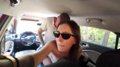 I Gave The Blogger A Ride And Fucked Her In The Car! - hclips.com