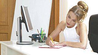 Alexis Crystal - Agents tight pussy grips big cock - ah-me.com