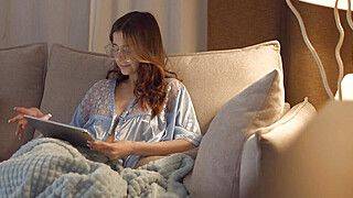 Baby Doll - Sweet teen gets double penetrated in MMF Threesome - ah-me.com