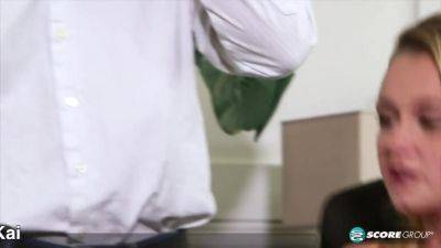 Teen Kenzie Kai Proves She's the Deep Throat Queen with an Older Man's Cock - hotmovs.com