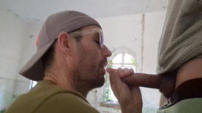 Gay Twink - Gay Deepthroat - A Little Fag Offers A Tourist To Suck Him, And He Swallows His Cum - hclips.com