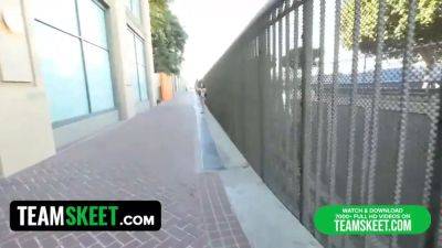 Povlife - lean girl (Alice March) offers vagina for free wifi - sexu.com