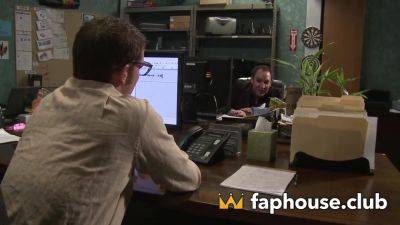 Horny Secretary Chloe Conrad Craves Meatier Cock for Dirty XXX Eating Babe - hotmovs.com